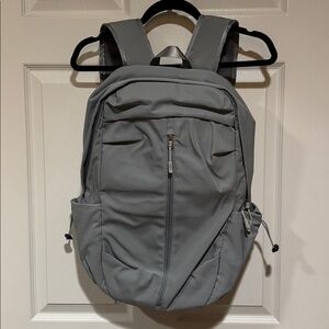 Blue laptop backpack